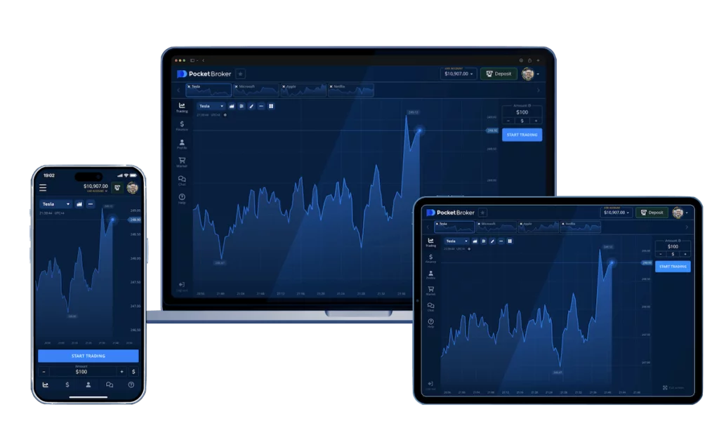 Pocket Option скачать мобильное приложение